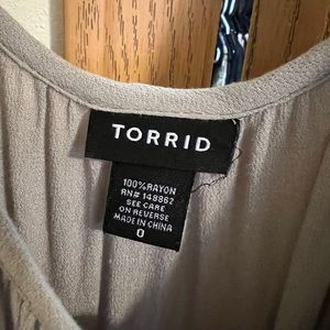 Torrid size 0 blouse